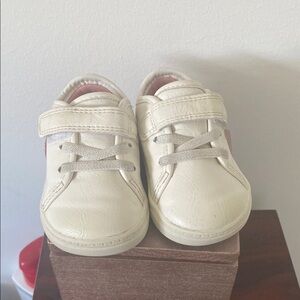 Carter's Cream Baby Walker Shoes Velcro Closure